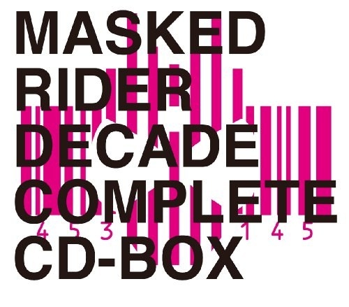 MASKED RIDER DECADE COMPLETE CD-BOX