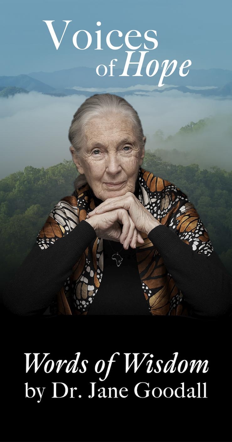 Voices of Hope ~ Words of Wisdom by Dr. Jane Goodall