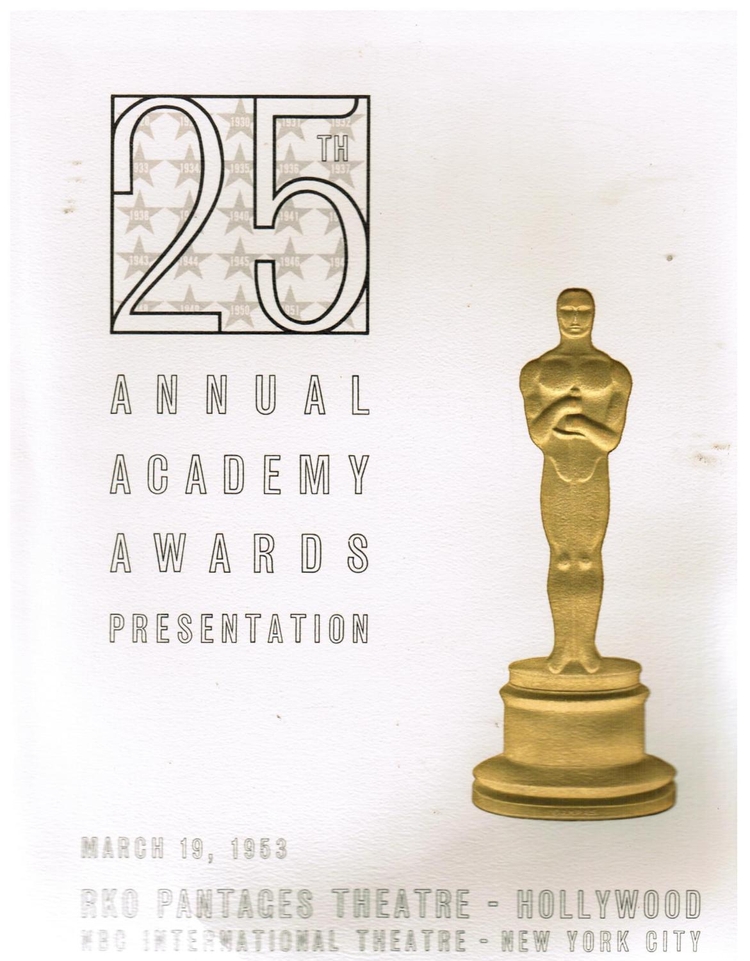 The Academy of Motion Picture Arts & Sciences 25th Annual Academy Awards