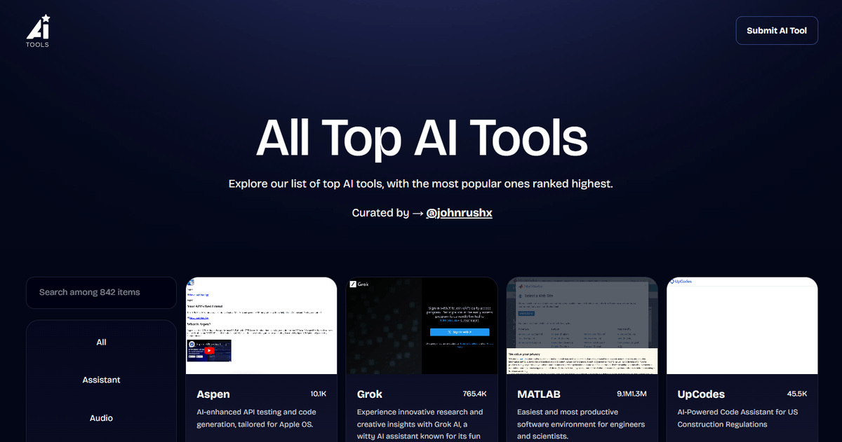 All Top AI Tools: Navigating the AI Galaxy