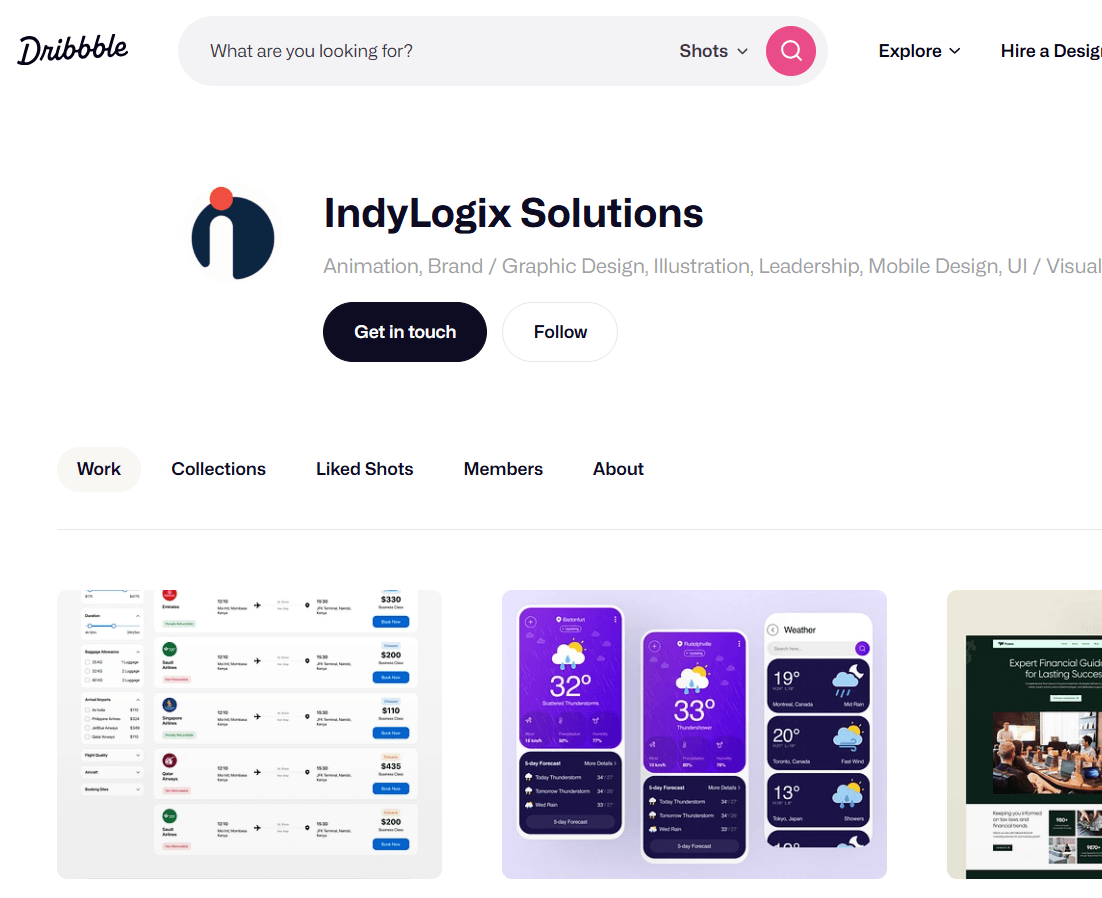 Dribbble IndyLogix