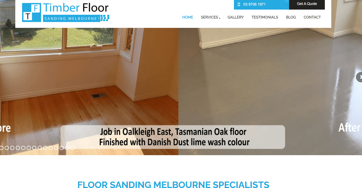 Timber Floor Sanding Melbourne