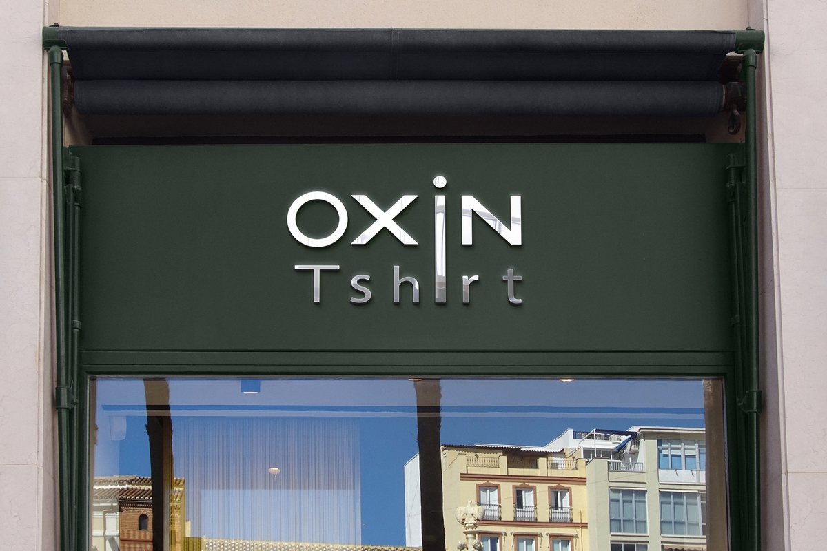 Oxin T-shirt store logo