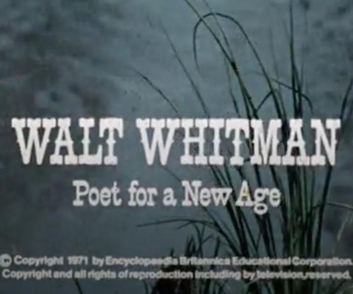 Walt Whitman: Poet for a New Age