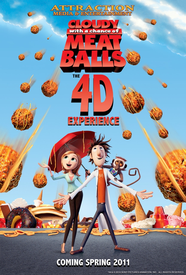 Cloudy with a Chance of Meatballs: The 4D Experience